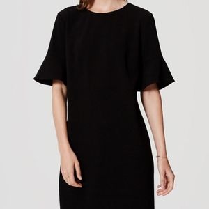 Textured Bell Sleeve Dress